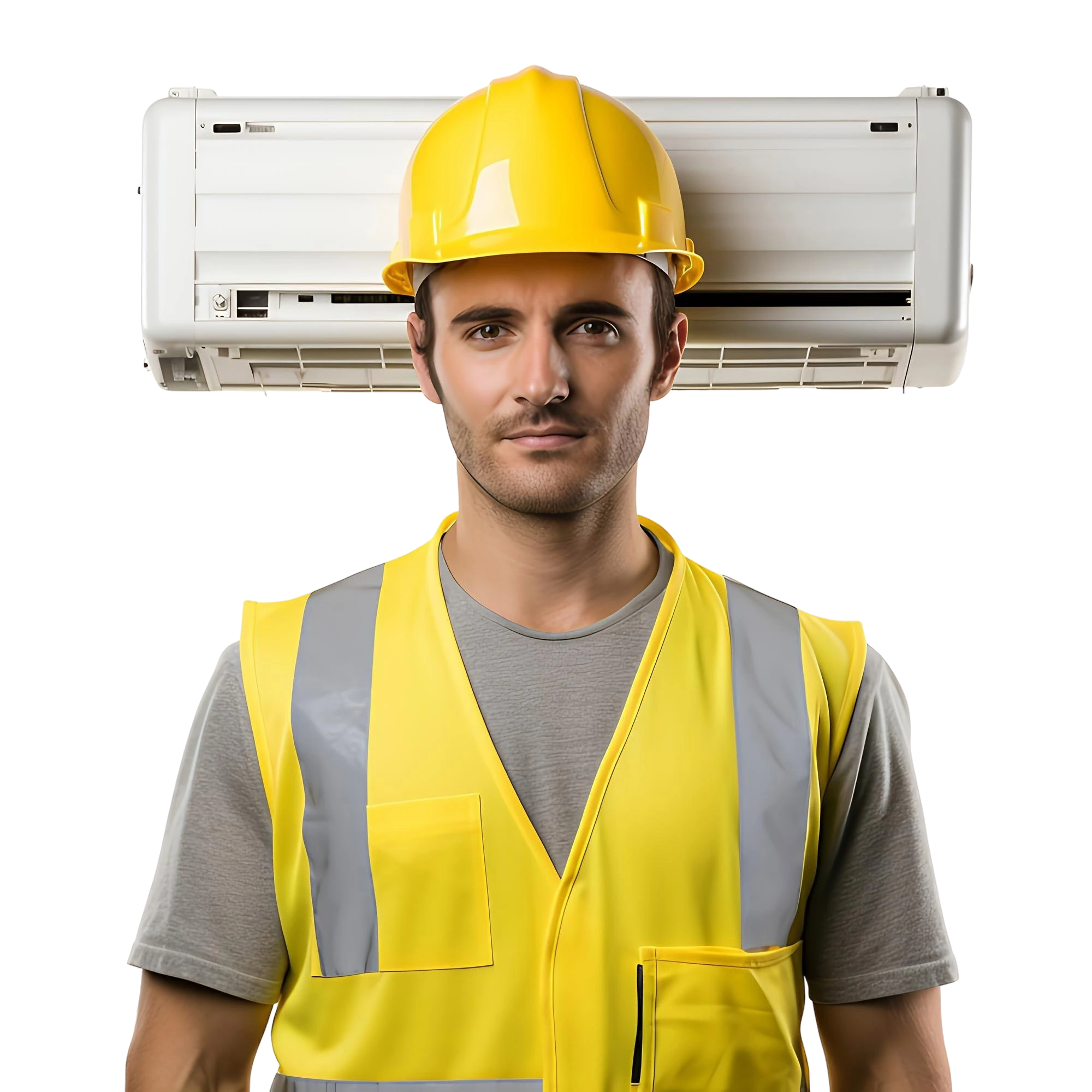 young-man-safety-vest-hard-hat-looking-directly-camera-with-air-conditioning-unit-balanced-his-head